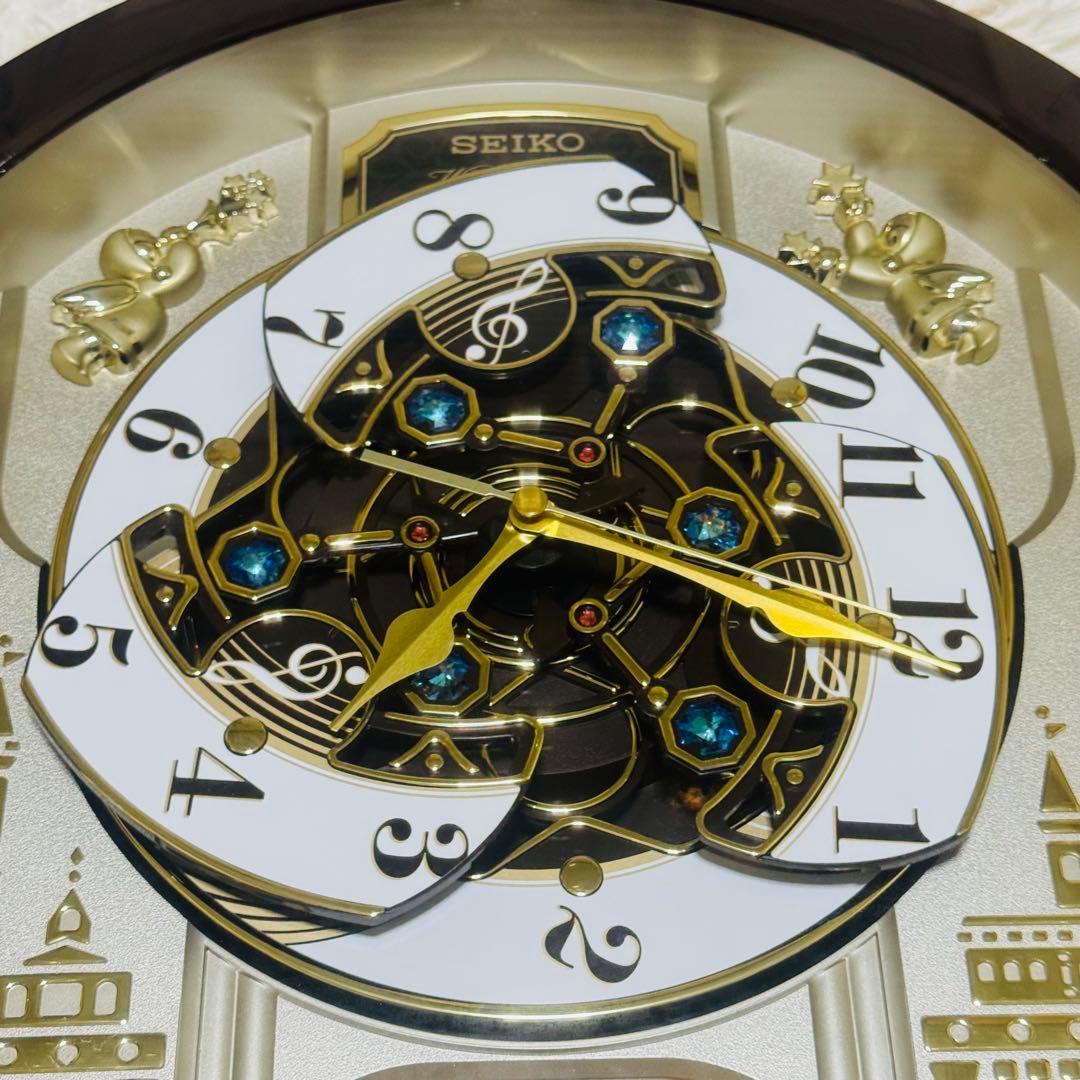 SEIKO セイコー RE579B カラクリ時計 掛け時計 電波時計