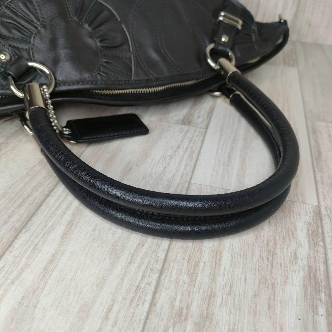 55 COACH コーチ　レザー　2WAY ハンドバッグ　ショルダーバッグ