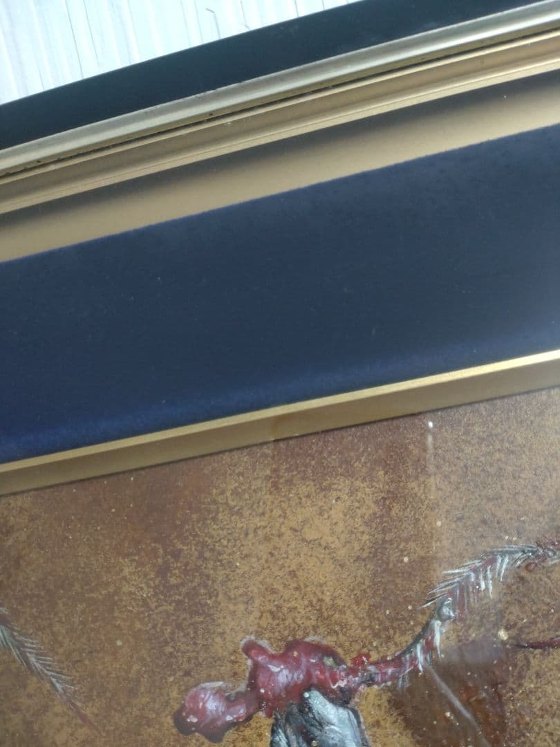 油絵【キビナゴ】一点物の原画/真作保証/作者サイン入り/油彩画