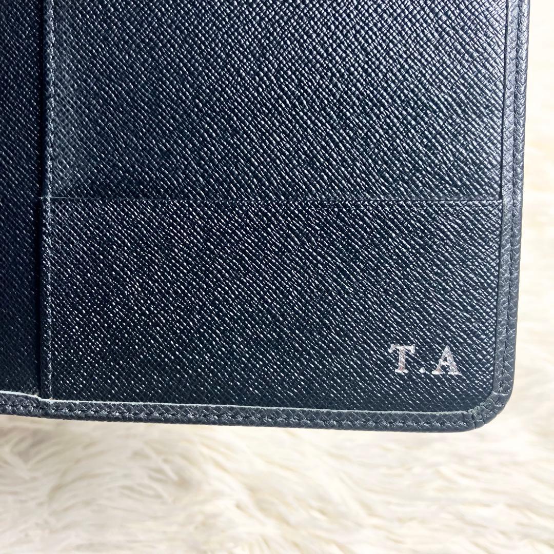 【良品】 ルイヴィトン タイガ アジェンダ・ビューロー イニシャル入り