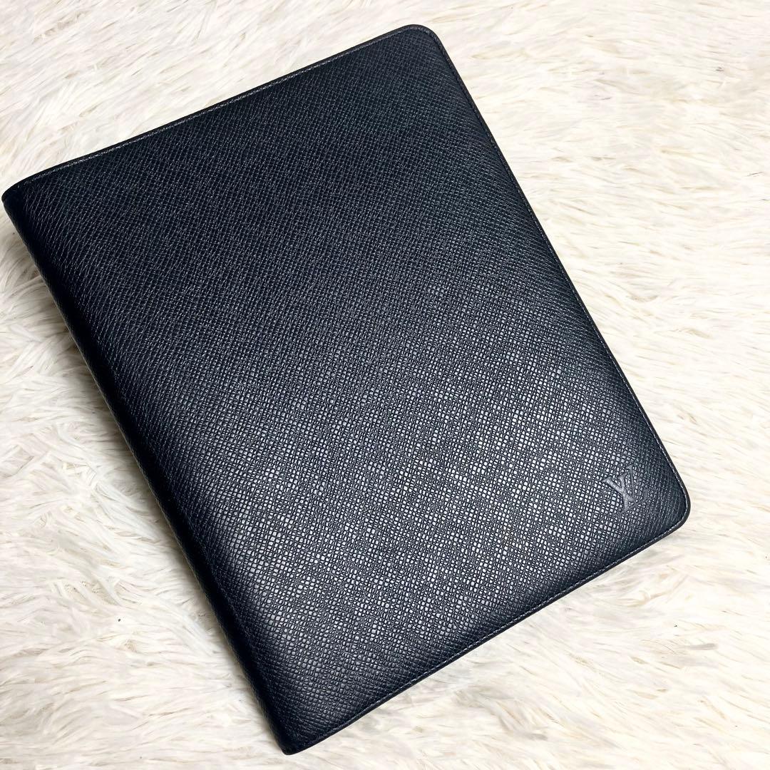 【良品】 ルイヴィトン タイガ アジェンダ・ビューロー イニシャル入り