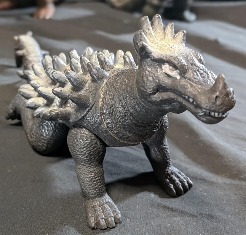 昭和ゴジラ＆アンギラス＆バラゴン（ヤマカツ）ソフビフィギュア３体セット