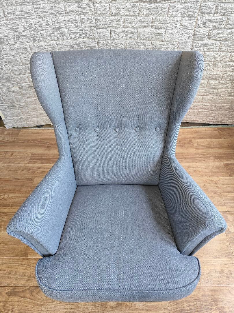 IKEA STRANDMON ストランドモン ウィングチェア・オットマンセット