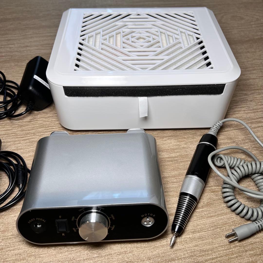 【閉店セール】サルルプロジェクト ネイルマシン 集塵機セット