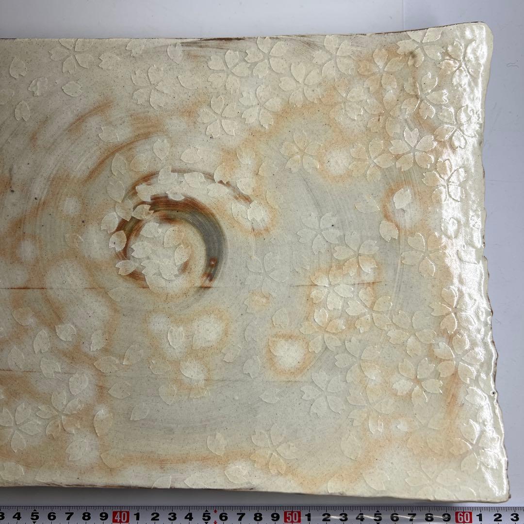 加山哲也作 桜花文組皿 共箱 幅約46㎝ 東Y7-1107② - it-touch.ru