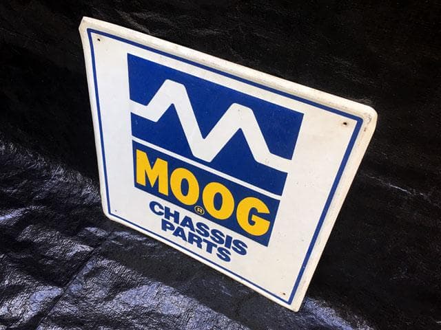 アメリカ ショップ ”MOOG社” ヴィンテージ 看板 自動車パーツ 入手困難品