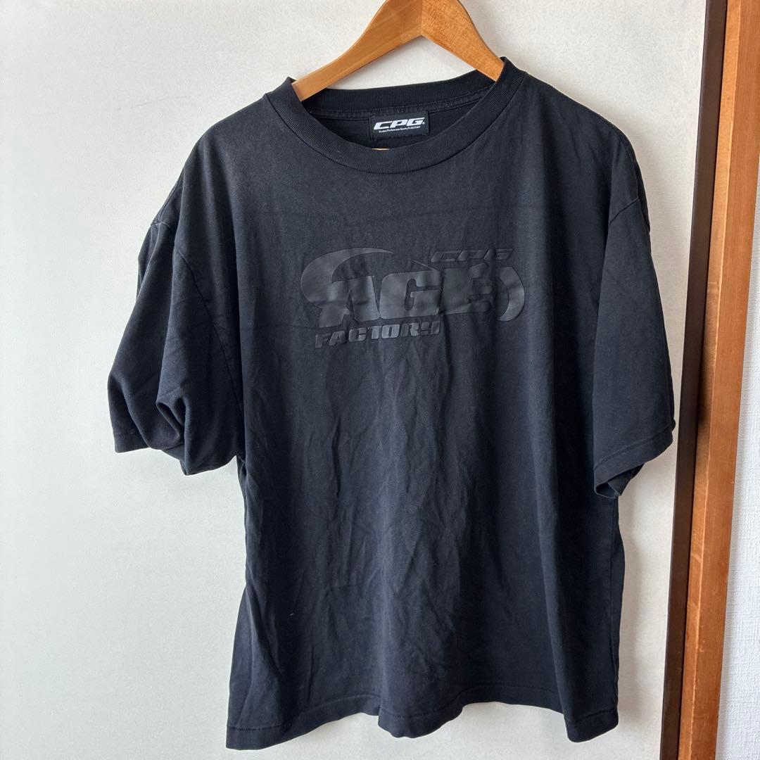 CPG ブラック ロゴ Tシャツ age factory