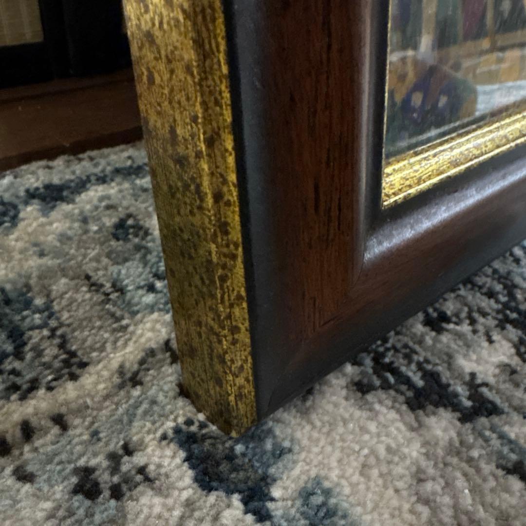 グスタフ・クリムト【接吻】大きめサイズ:88×68 額縁付きポスター