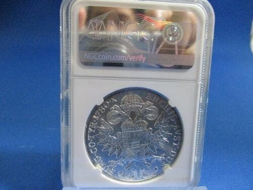 オーストリア マリアテレジア・ターラー銀貨☆リストライク（再鋳貨