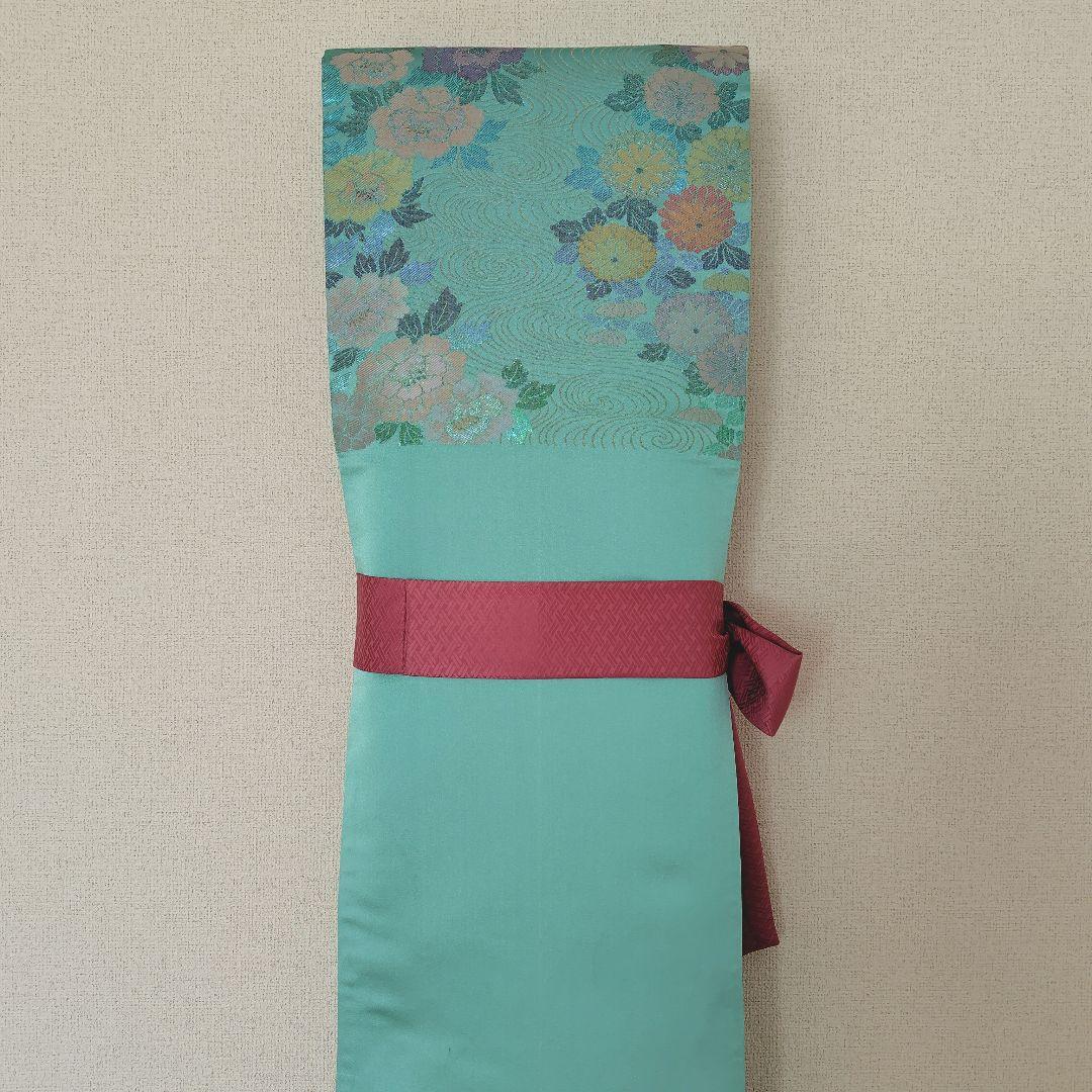 お琴カバー【澄】着物帯 ゆたん油単ハンドメイド 和楽器 袋帯 山田流生田