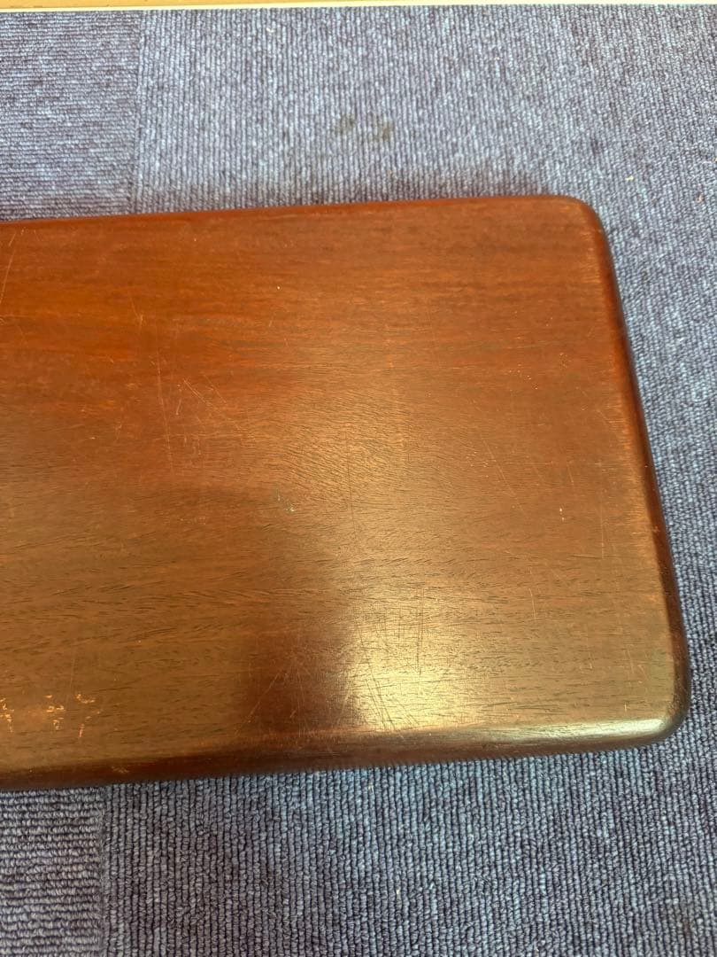 1962 唐木 煎茶盆 煎茶道具 古美術 古道具 アンティーク 木地盆 時代物