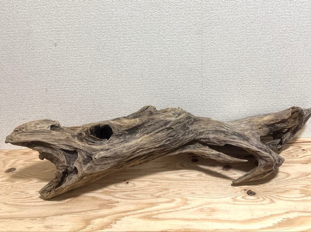 G67 流木 爬虫類 両生類シェルター バスキング 観葉植物 インテリア