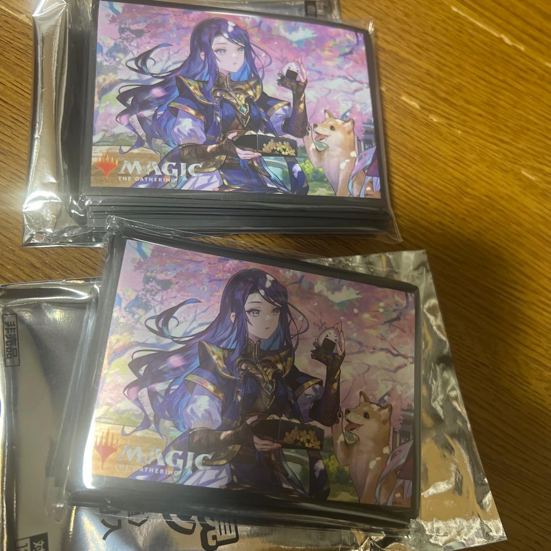 MTG 放浪皇のお花見キャンペーン スリーブ ナーセット×2 Games, Toys