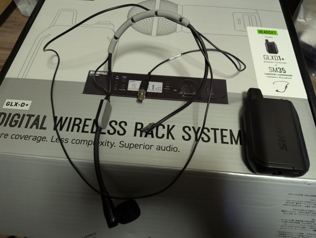 SHURE GLXD14R+J/SM35-Z2 ワイヤレスシステム ＋α