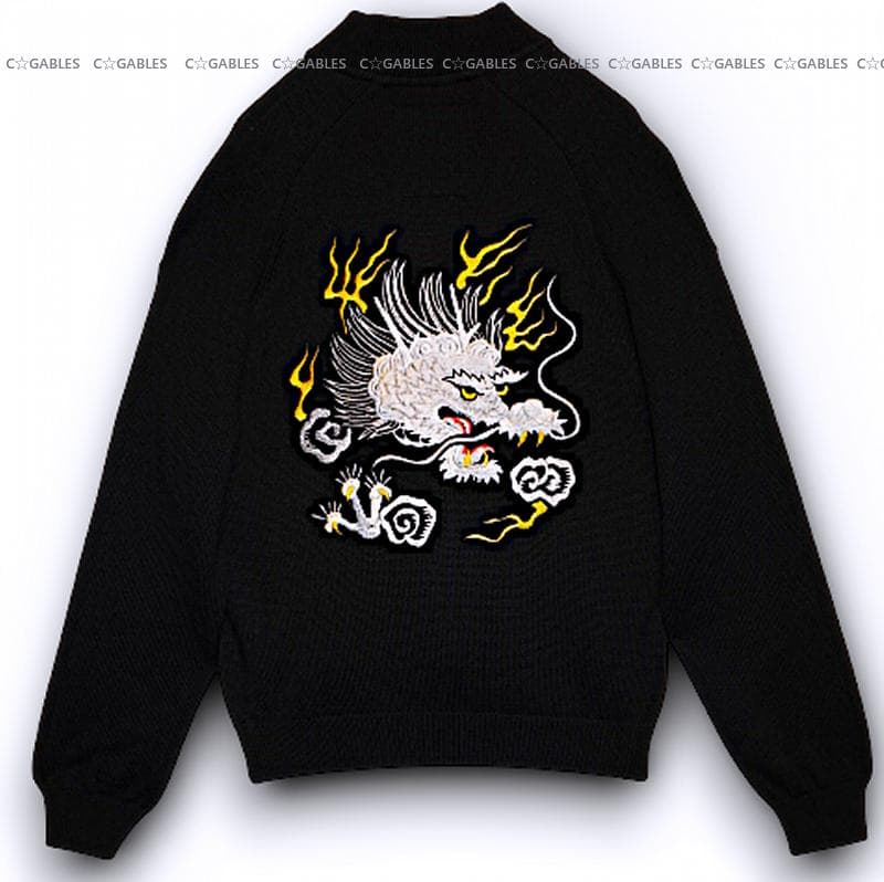 ☆極美品☆レア☆ヒステリックグラマー スカジャン風 ドラゴン刺繍