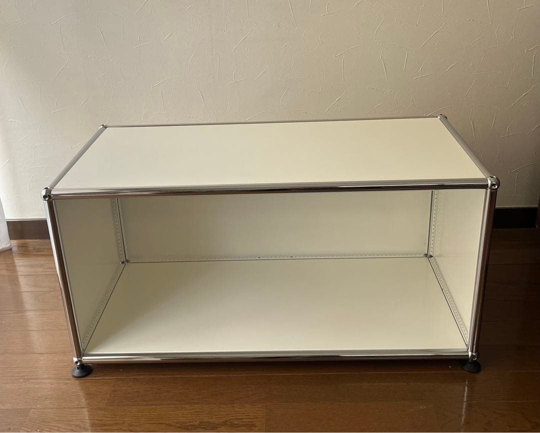 USM ハラー 1列 2段 ドロップダウンドア キャスター キャビネット USM