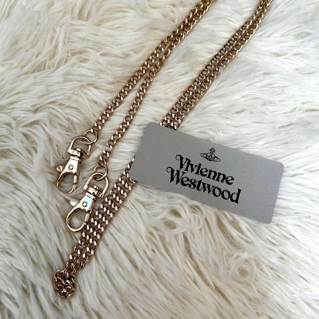 未使用品　vivienne west wood レザー　がま口　ショルダーバッグ