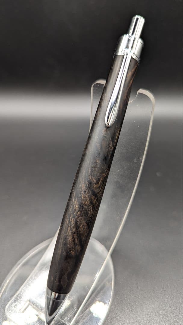 木軸ペン/黒檀瘤Craft A 木軸ボールペンBP302 黒檀瘤杢(クラフトA)