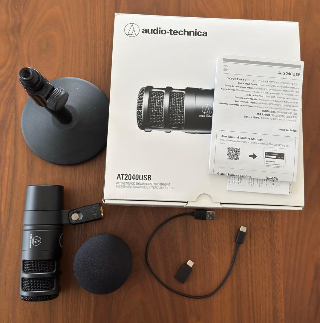 audio technica AT2040USB ダイナミックマイク