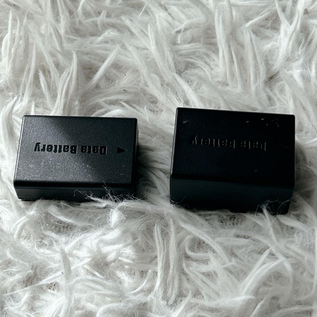 【美品】JVC FULL HD ビデオカメラ　GZ-E780-W バッテリー2個