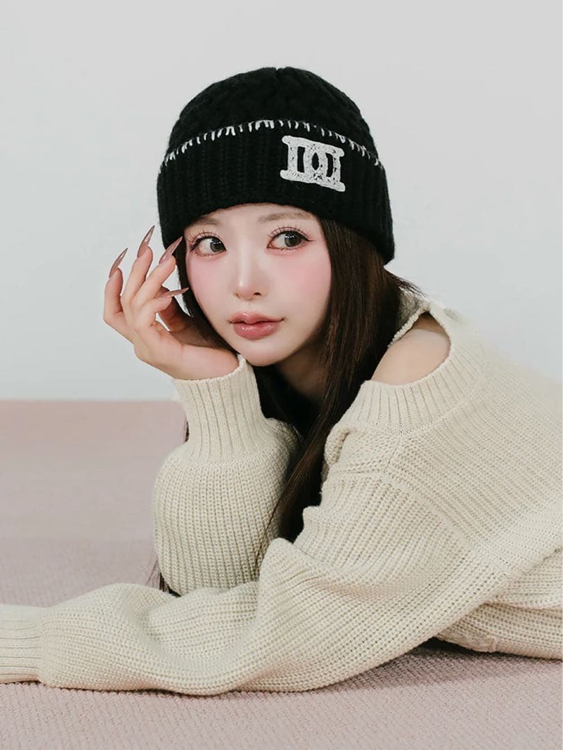 《ラスト1点》darich DDロゴバスケットニットビーニー
