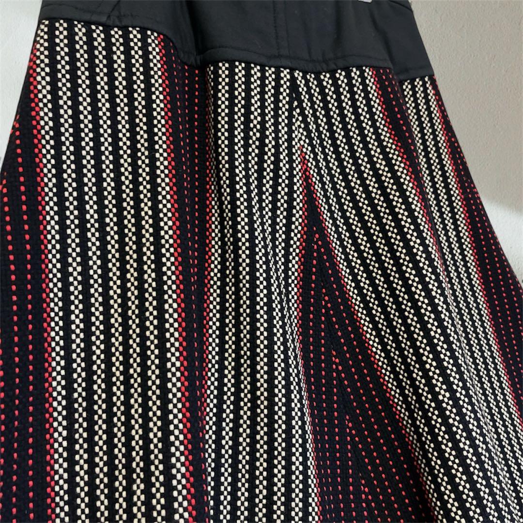 COMME des GARÇONS 美品ウールスカート　ストライプ AD2001