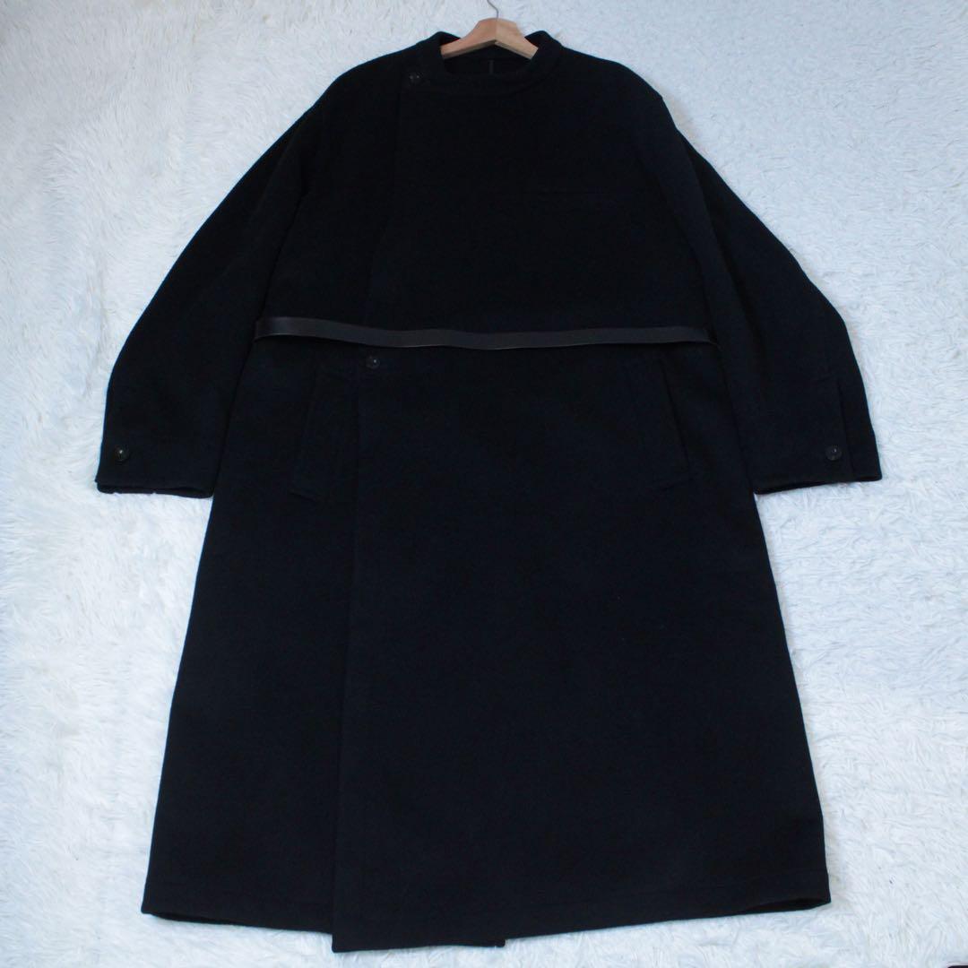 美品 21AW IRENISA NURSE COAT カシミヤ混 ブラック 3