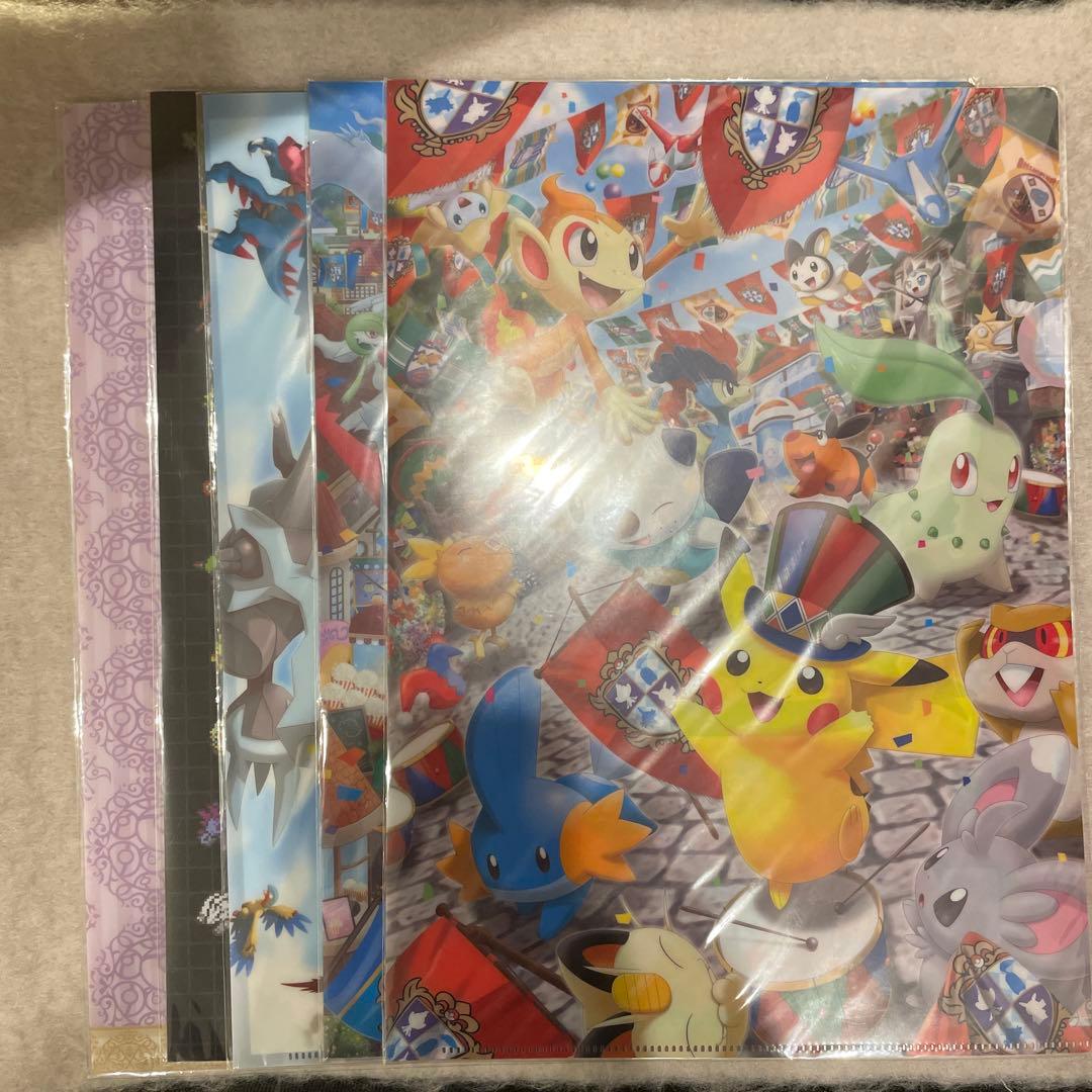 ポケモンセンター限定 クリアファイル 5枚セット 和風A4クリアファイル2枚セット ポケモンセンターヒロシマR - Meccha Japan