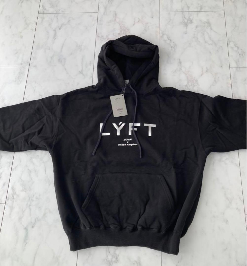 新品未使用　LYFT リフト　パーカー　Sサイズ　ブラック