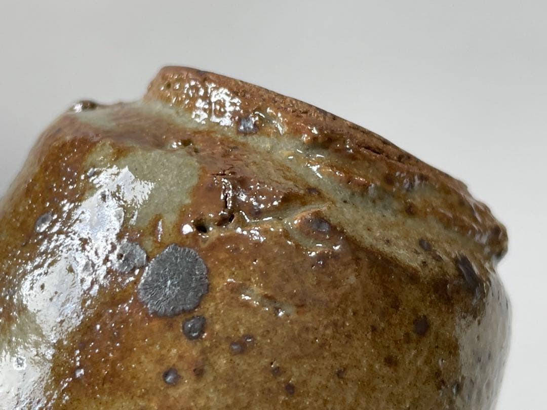 陶芸家 作家物 西岡小十 絵唐津 ぐい呑 古唐津 酒器 酒盃 共箱 - メルカリ