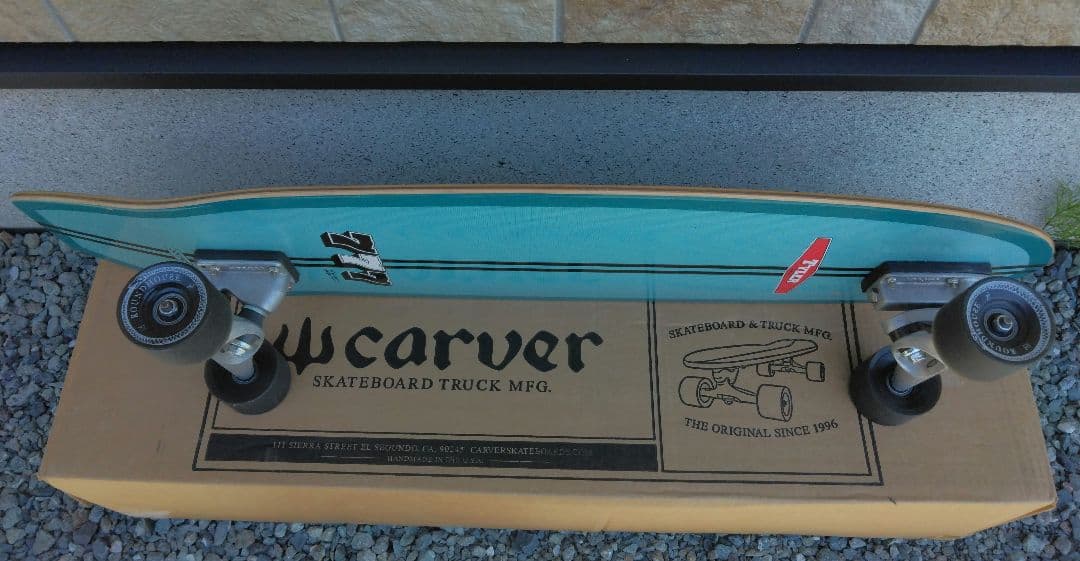 希少良品 箱付 Carver Tyler スケートボード ロング C7 36.5