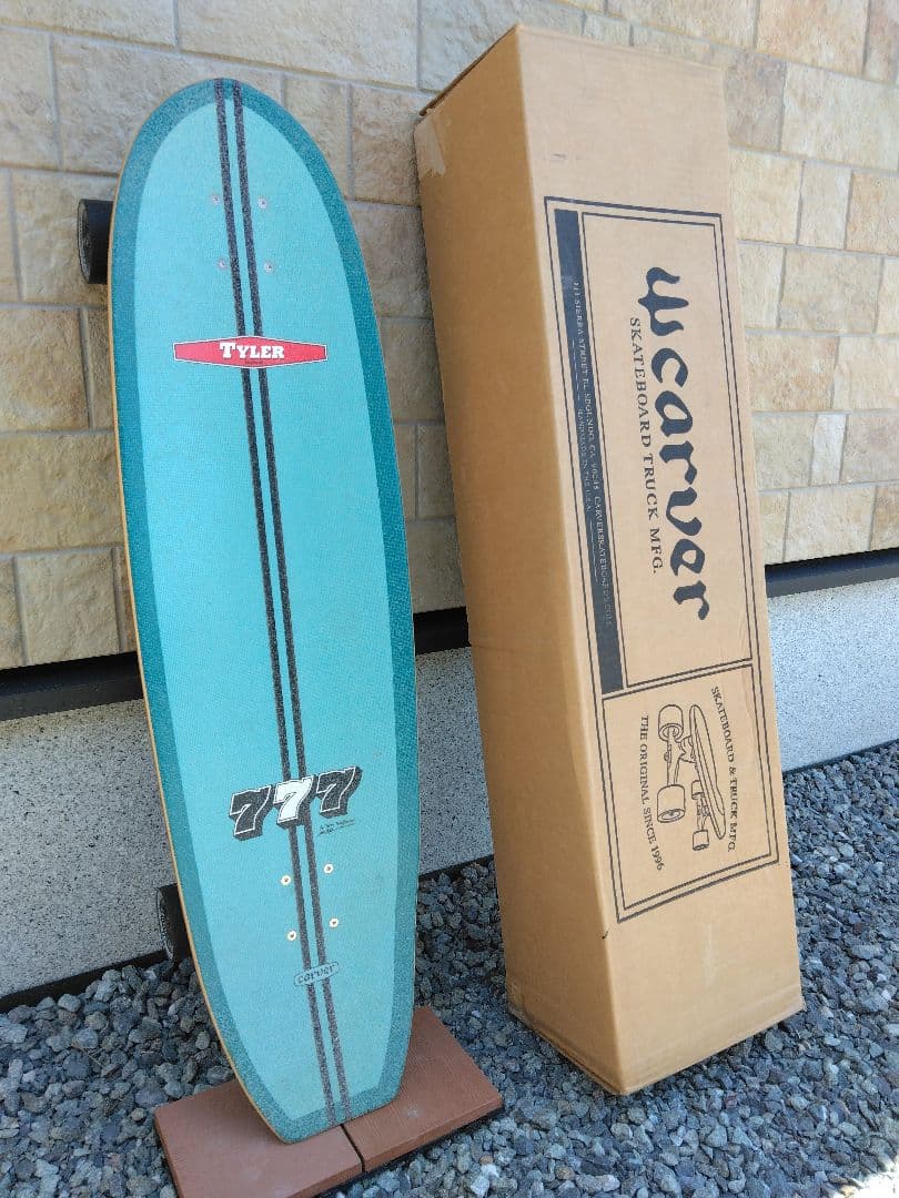 希少良品 箱付 Carver Tyler スケートボード ロング C7 36.5