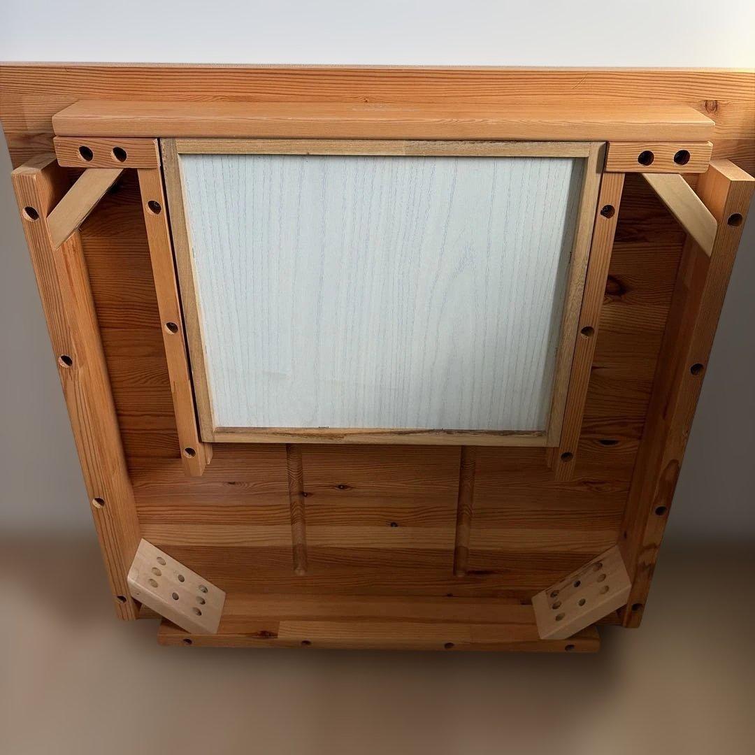 【廃盤品 希少！】無印良品 木製正方形ダイニングテーブル