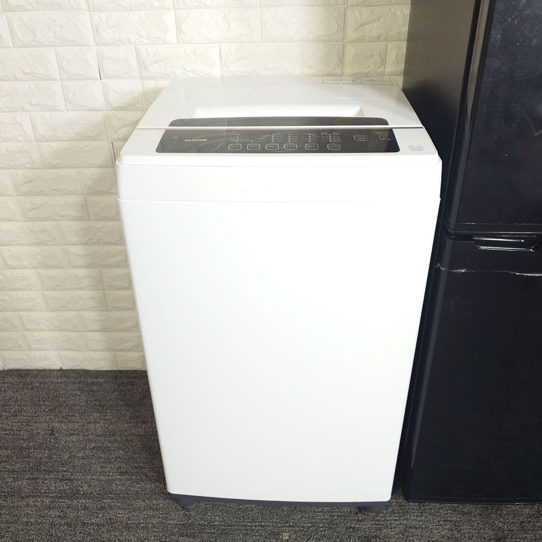 アイリスオーヤマ 家電セット 冷蔵庫 162L 洗濯機 6kg D076