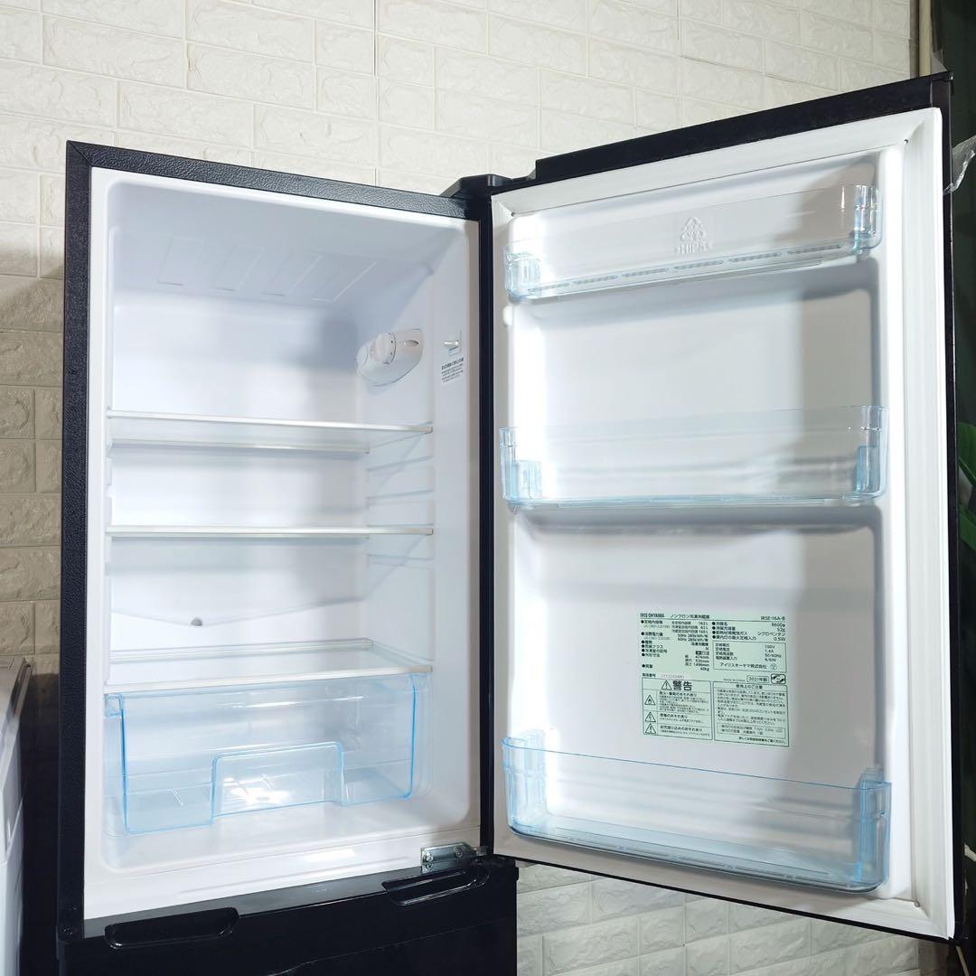 アイリスオーヤマ 家電セット 冷蔵庫 162L 洗濯機 6kg D076