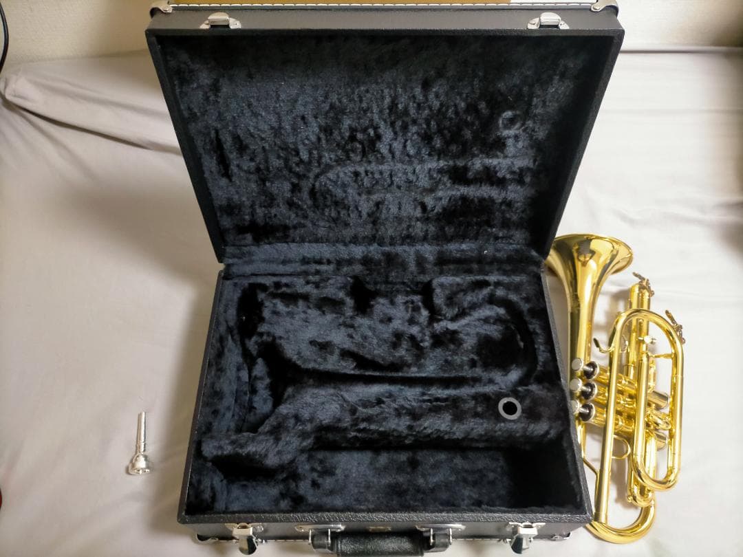 g*a様 【ベル傷あり】マルカート コルネット本体 ゴールドラッカー ケース付き