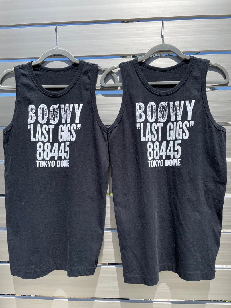 BOOWY LAST GIGS タンクトップ ブラック 当時物 BOOWY boowy LASTGIGS