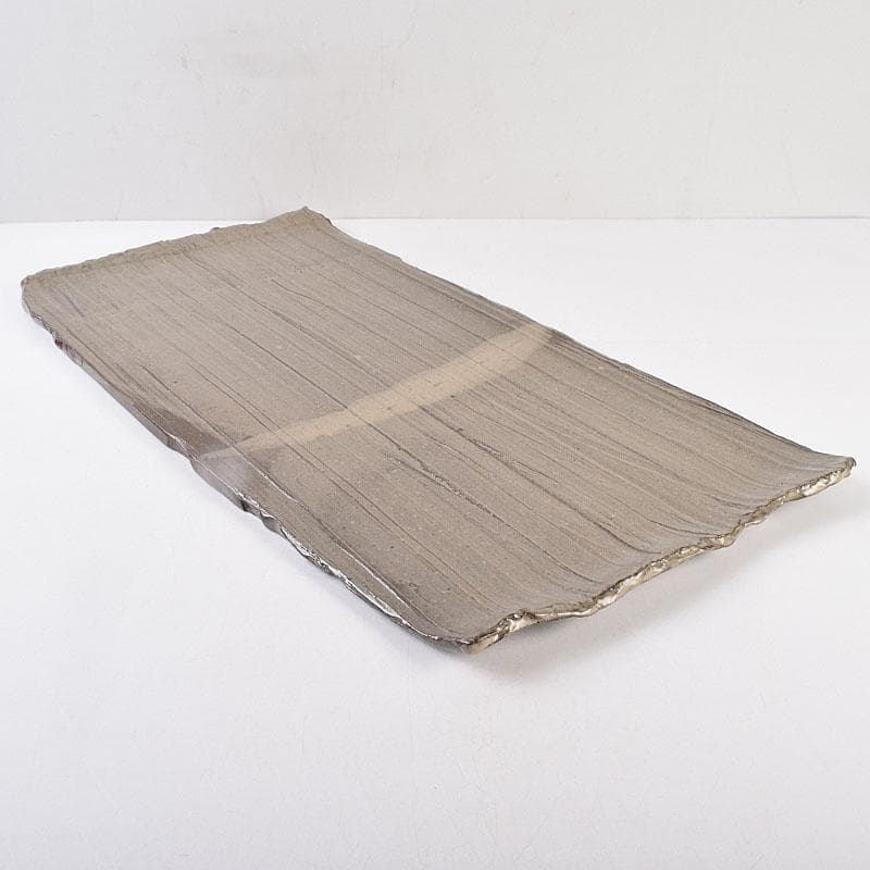 藤野昭作　浮線文　板皿　大皿　共箱　V　R9051H