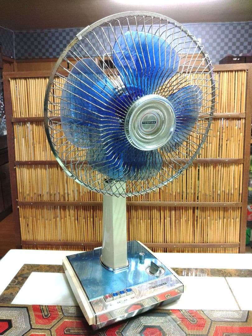 TOSHIBA レトロ扇風機 H-30AW かわいい扇風機 昭和家電 東芝レトロ