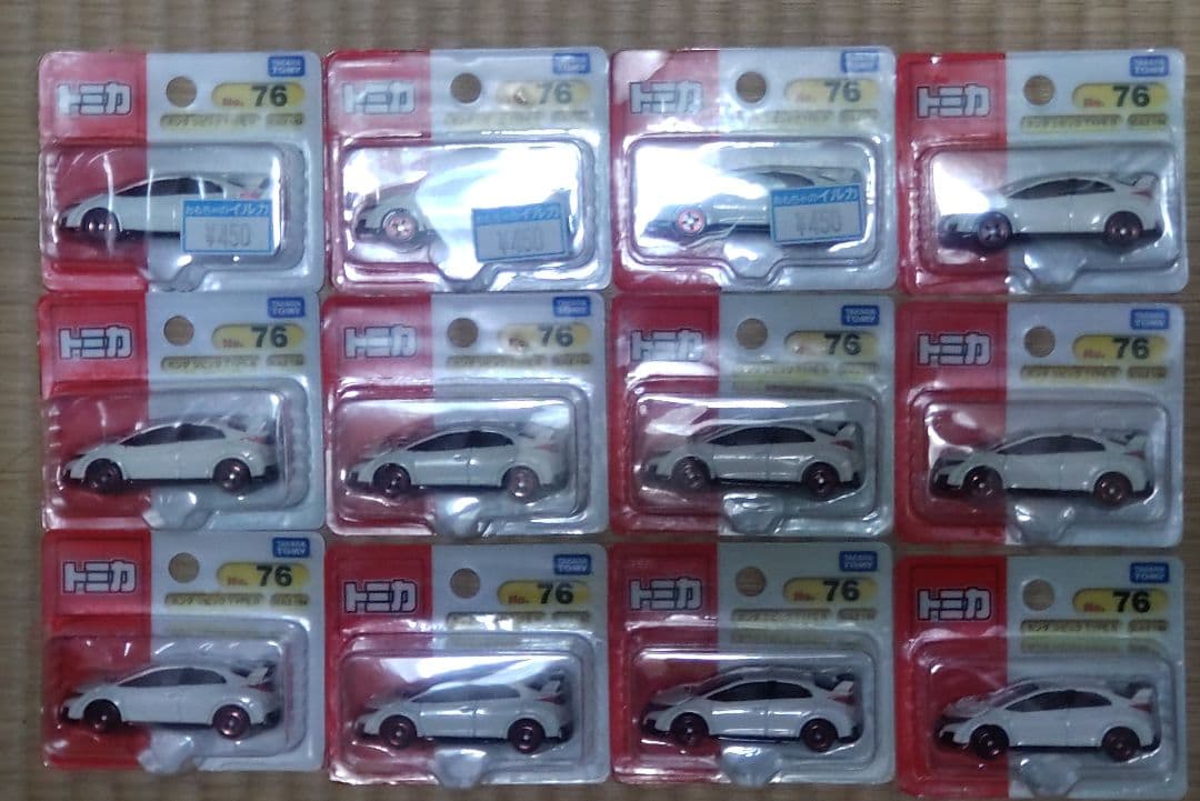 トミカ ホンダ シビック TYPE R No.76 12台