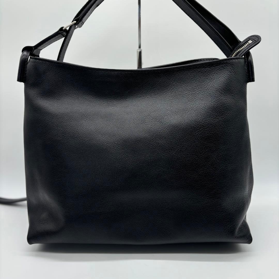新品同様✨MOTHERHOUSE 2WAY レザー ショルダーバッグ ブラック