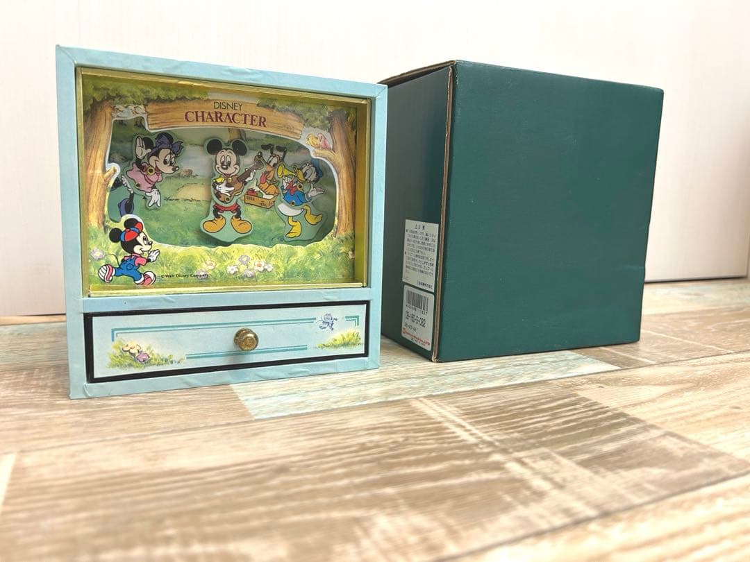 レア　ディズニー　ミッキー　ミニー　オルゴール　ウォルトディズニー　レトロ