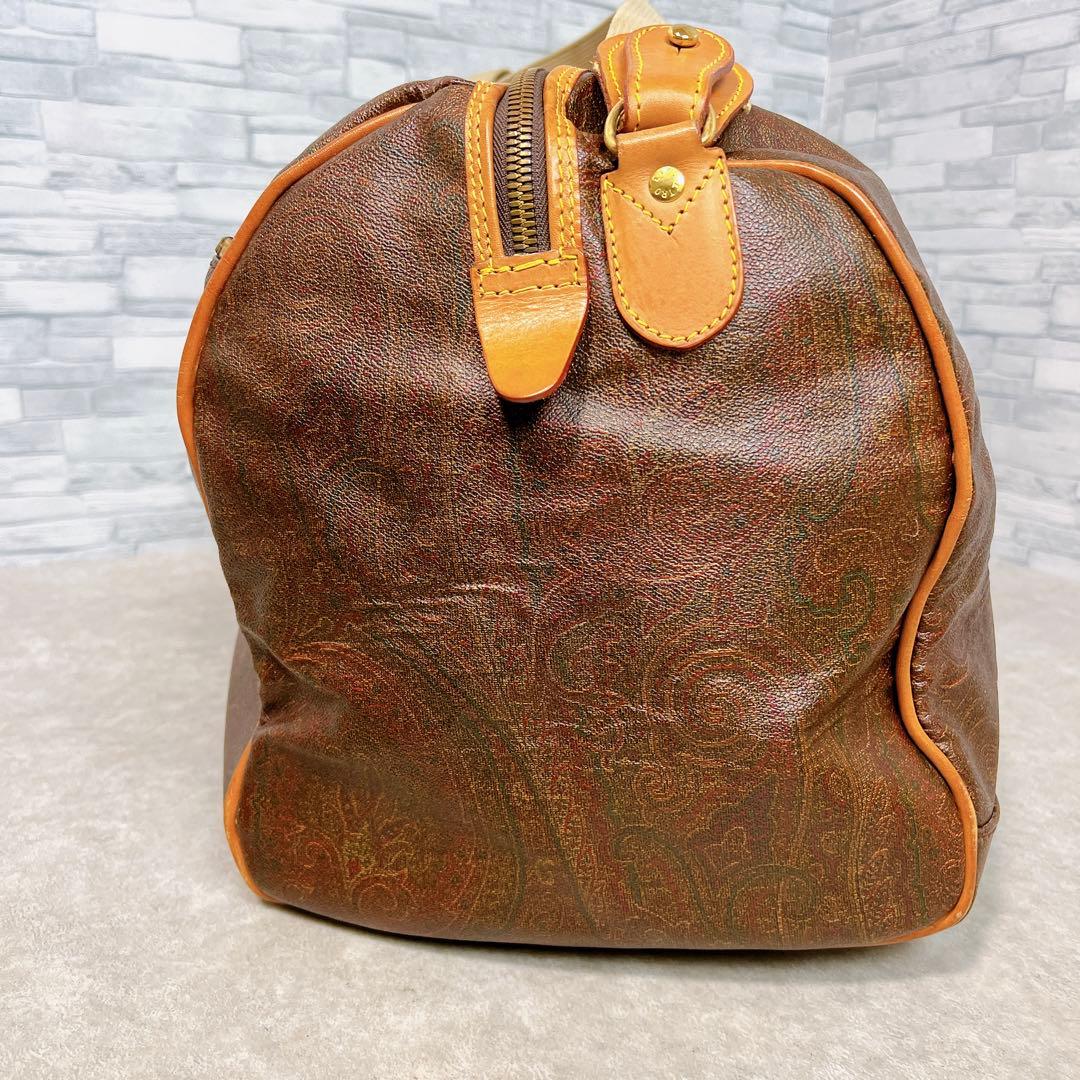 ETRO ペイズリー柄 2WAY ボストンバッグ 希少デザイン イタリア製