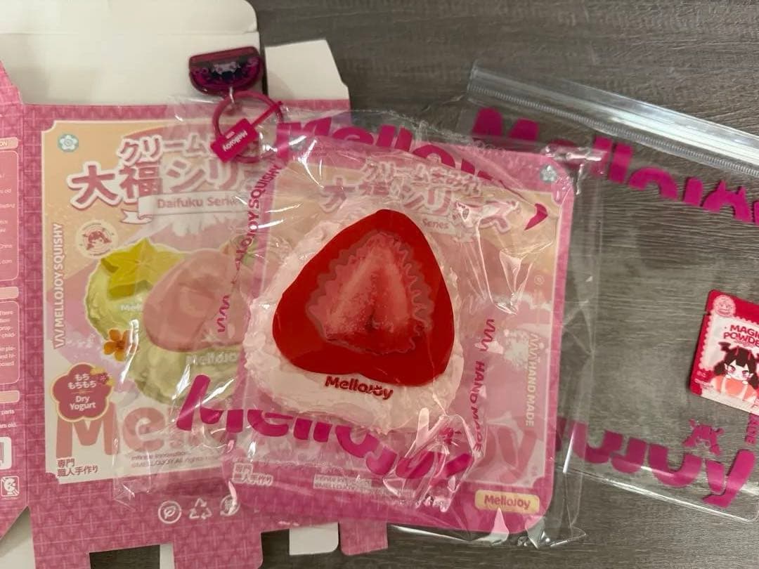 Mellojoy メロジョイ 大福シリーズ いちご スクイーズ Mellojoy 大福