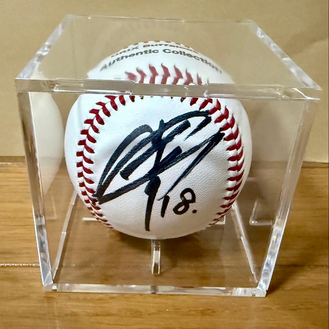 山本由伸 オリックス・バファローズ 直筆サインボール ドジャース 球団