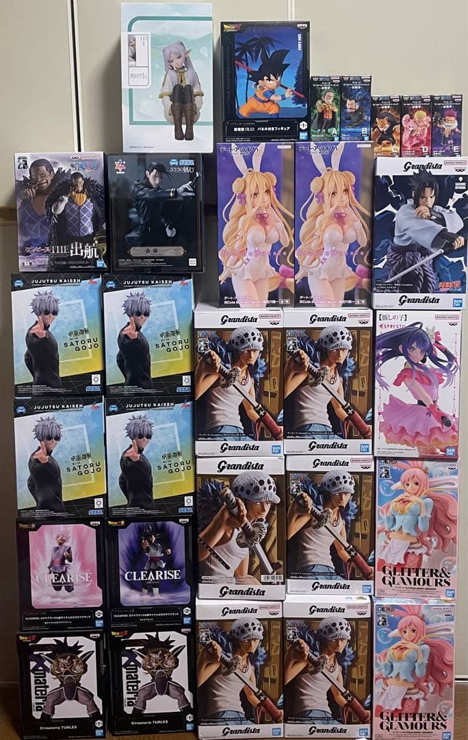 フィギュアまとめ売り17個 ナルト ドラゴンボール ワンピース