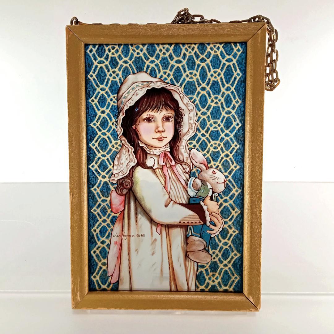 ジャン・ハガラ ステンドグラス 少女とお人形 ブルック グラスマスターズ社