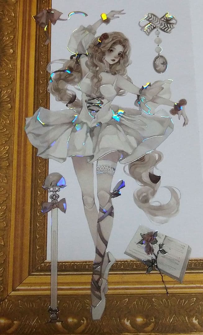 のこり2J668＃温柔月光(贝壳光)一万小时切り売り海外人物マステ女の子