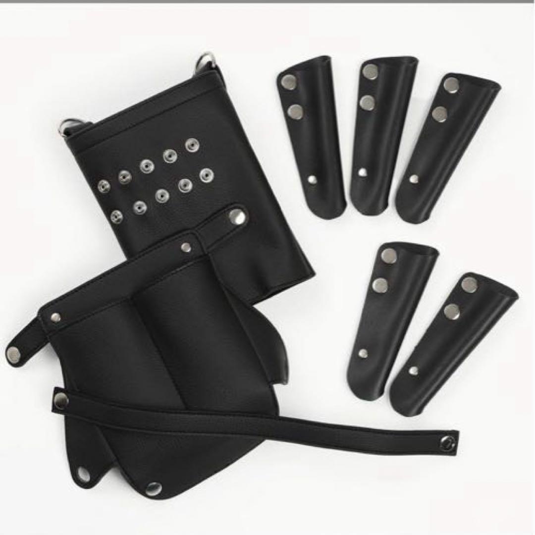 DEEDS ヴェネチア　PUレザー ブラック シザーケース/トリマー