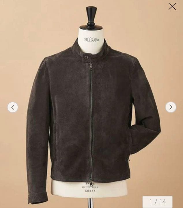 ユナイテッドアローズ別注】EMMETI 安い ユリ ライダースジャケット